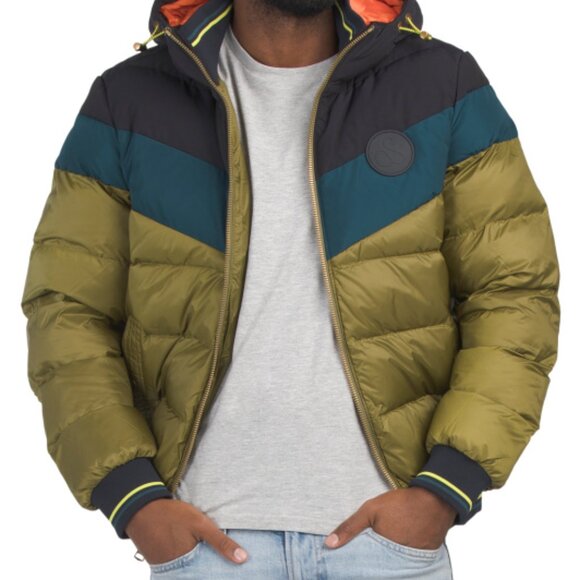 NEW SCOTCH & SODA Kilyo Padded Jacket With Contrast Details 1025 8m4 - Picture 2 of 4
